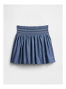 GAP (K)リラックス スモッキングギャザースカート (キッズ) ギャップ スカート ミニスカート ブルー レッド【送料無料】
