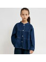 branshes 【Ou? by EDWIN】デニムスタンドジャケット ブランシェス ジャケット・アウター デニムジャケット ブルー【送料無料】