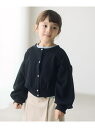 UNITED ARROWS green label relaxing 裏毛 袖ボリューム スウェットカーディガン / キッズ 100cm-130cm ユナイテッ...