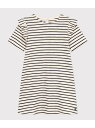 【SALE/10%OFF】PETIT BATEAU ミニマリニエールワンピース プチバトー ワンピース・ドレス ワンピース ホワイト【RBA_E】【送料無料】