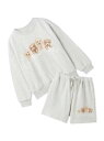 gelato pique 【JUNIOR】トイプードル裏毛プルオーバー&ショートパンツセット ジェラートピケ トップス その他のトップス ベージュ グレー【送料...