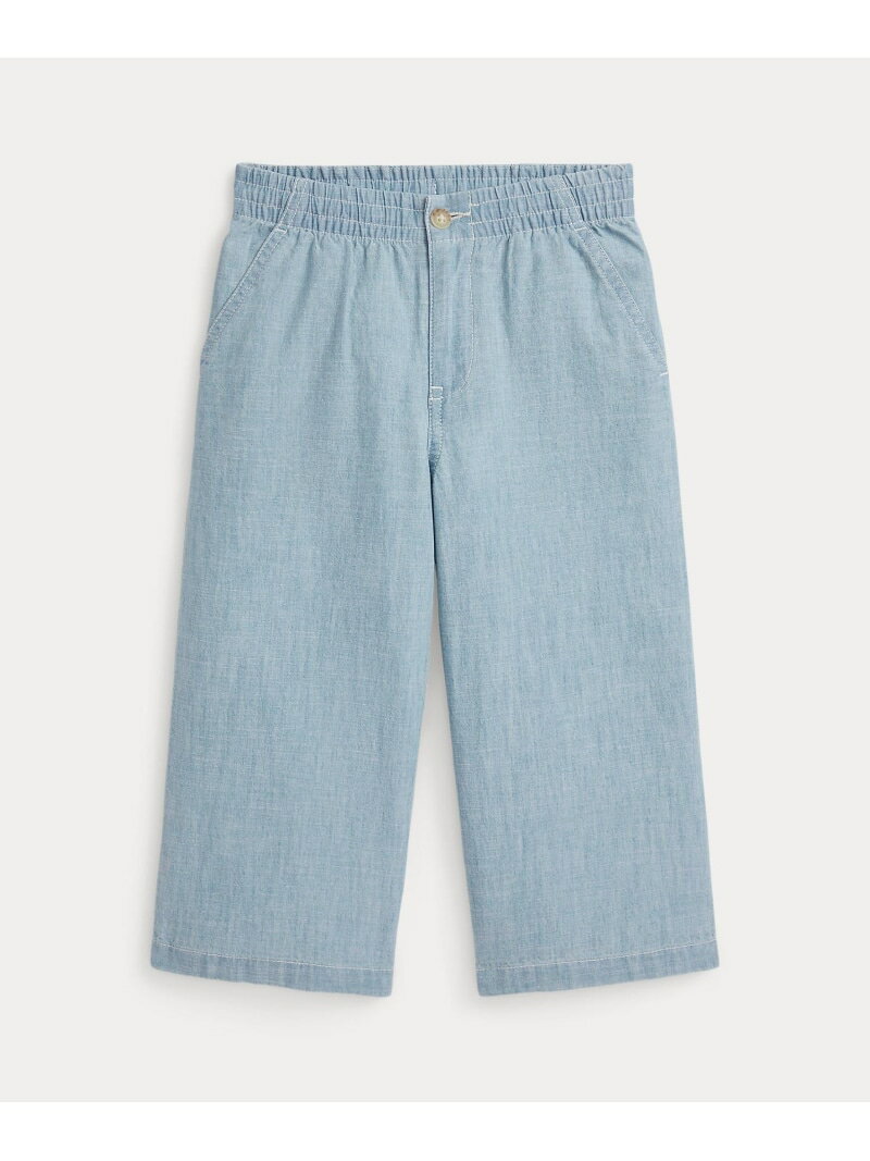 【SALE／50%OFF】POLO RALPH LAUREN (ガールズ 2才~6才)Polo プレップスター インディゴ シャンブレー パンツ ラルフローレン パンツ ジーンズ・デニムパンツ ブルー【RBA_E】【送料無料】