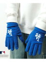 【SALE/30%OFF】GLAZOS 【大人向けサイズあり】【MLB】チームロゴフリースグローブ ナルミヤオンライン ファッション雑貨 手袋 ブラック ネイビ...