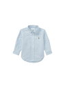 POLO RALPH LAUREN (ベビー)コットン オックスフォード シャツ ラルフローレン トップス シャツ・ブラウス ブルー【送料無料】