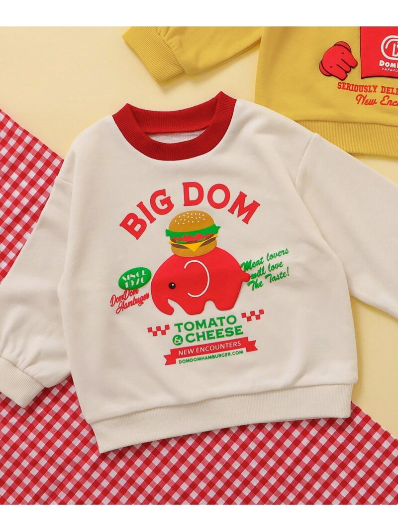 apres les cours WEB限定 ドムドムハンバーガー どむぞうくんトレーナー エフオーオンラインストア ト..