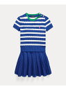 POLO RALPH LAUREN (ガールズ 2才~6才)ストライプド コットン セーター & スカート セット ラルフローレン トップス その他のトップス ...