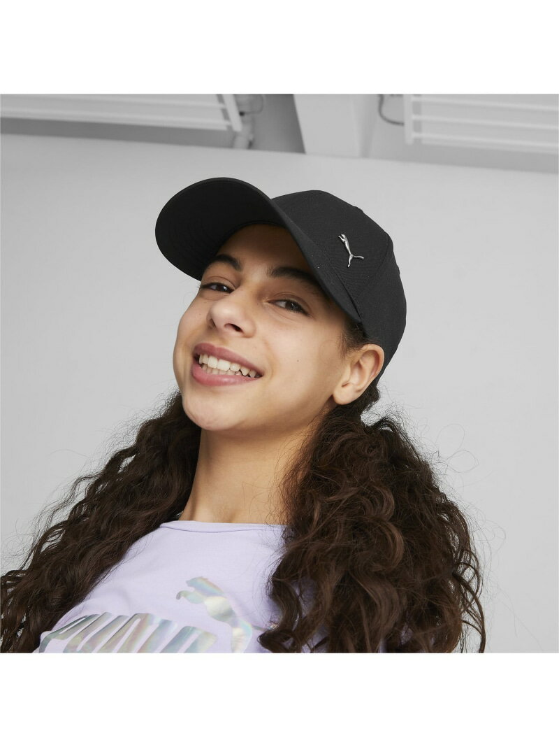 【SALE／30%OFF】PUMA キッズ メタルキャットキャップ プーマ 帽子 キャップ ブラック【RBA_E】