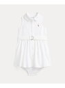 【SALE/50%OFF】POLO RALPH LAUREN (ベビー)コットン オックスフォード シャツドレス & ブルマー ラルフローレン マタニティウェア・ベビー用品 ロンパース・カバーオール ホワイト【RBA_E】【送料無料】