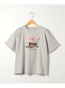 【SALE／70%OFF】UNITED ARROWS green label relaxing ＜URBAMENT*green label relaxing＞TJ LA FOOD Tシャツ 130cm-150cm ユナイテッドアローズ アウトレット トップス カットソー・Tシャツ グレー ホワイト ブルー【RBA_E】