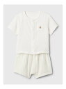 【SALE／40%OFF】GAP (K)クリンクルガーゼ セットアップ (ベビー) ギャップ マタニティウェア・ベビー用品 その他のベビーグッズ ホワイト【RBA_E】