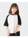 【SALE/44%OFF】chil2 配色ラグラン半袖Tシャツ チルツー トップス カットソー・Tシャツ ホワイト【RBA_E】