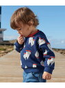 PETIT BATEAU スウェットプルオーバー プチバトー トップス スウェット・トレーナー【送料無料】