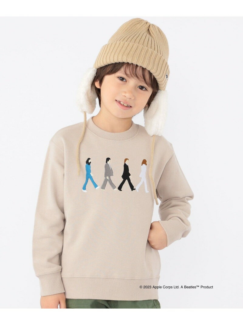 SHIPS KIDS SHIPS KIDS:100~130cm /【THE BEATLES(ザ・ビートルズ)】スウェット シップス トップス スウェット・トレーナー ベージュ ブルー ネイビー【送料無料】