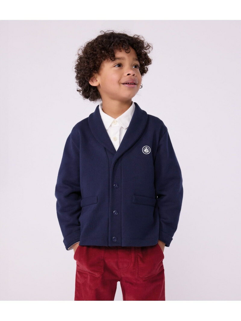 PETIT BATEAU カーディガン プチバトー トップス カーディガン ネイビー【送料無料】