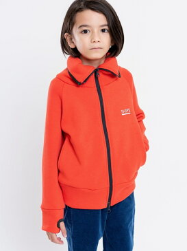 【SALE／40%OFF】SHIPS KIDS SHIPSKIDS:ダンボールニットスタンドカラージャケット(100~130cm) シップス カットソー キッズカットソー オレンジ グレー【RBA_E】【送料無料】