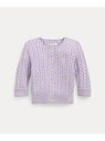 POLO RALPH LAUREN (ベビー)ミニケーブル コットン カーディガン ラルフローレン トップス カーディガン パープル【送料無料】