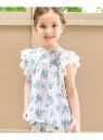 【SALE/50%OFF】apres les cours 【リンク】レースフラワープリントチュニック エフオーオンラインストア ワンピース・ドレス チュニック ...