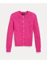 【SALE/30%OFF】POLO RALPH LAUREN (ガールズ 7才~16才)ミニケーブル コットン カーディガン ラルフローレン トップス カーディ...