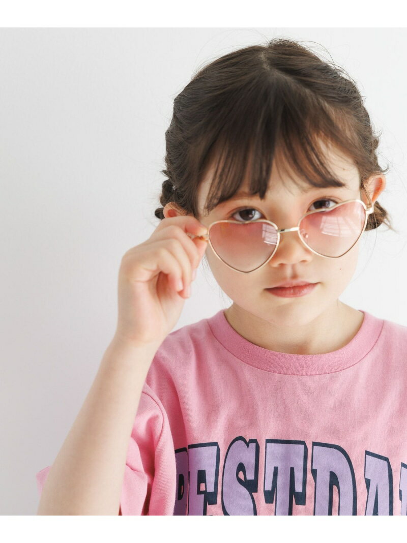 楽天Rakuten Fashion KidsBAYFLOW [UVカット機能付き]メタルフレームハートグラス（KIDS） ベイフロー ファッション雑貨 メガネ ピンク ブルー パープル