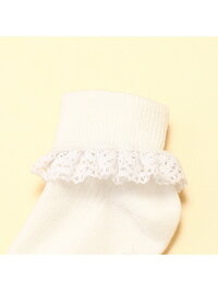 COMME CA ISM リボン付き バレエシューズ柄 ソックス コムサイズム ファッショングッズ