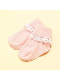 COMME CA ISM リボン付き バレエシューズ柄 ソックス コムサイズム ファッショングッズ