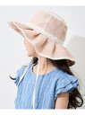 【SALE/50%OFF】CIAOPANIC TYPY 【KIDS】【UV】たためるジュートフリルHAT チャオパニックティピー 帽子 その他の帽子 ブラック ...