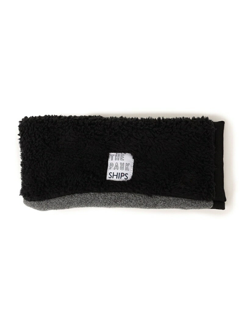 SHIPS KIDS 【SHIPS KIDS別注】THE PARK SHOP:NECK WARMER シップス ファッショングッズ マフラー/スヌード レッド シルバー ブラック【先行予約】*【送料無料】