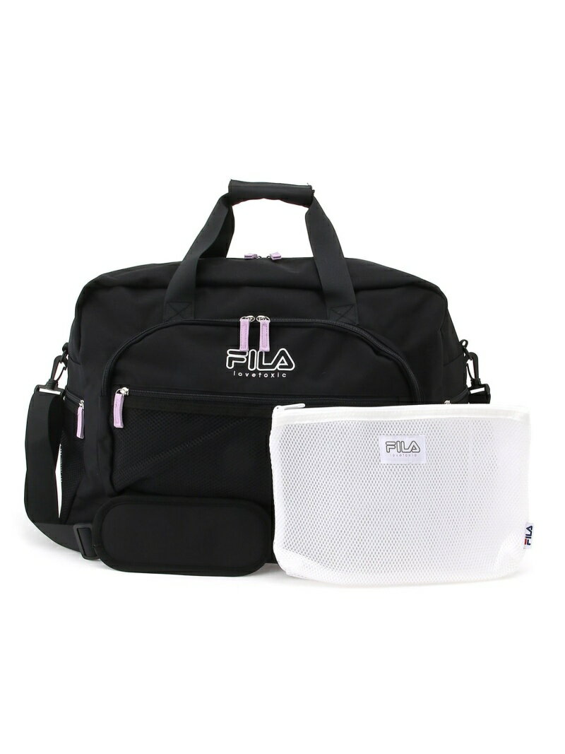 【SALE／10%OFF】【FILA】 【FILA】2wayボストンバッグ45L ナルミヤオンライン バッグ ボストンバッグ ブラック ネイビー【RBA_E】【送料無料】