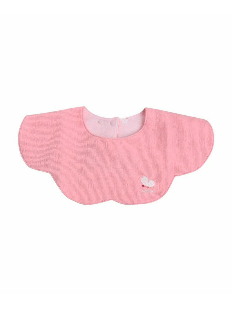 【SALE/20%OFF】moimoln バタフライジャガードスタイ モイモルン マタニティウェア・ベビー用品 スタイ・よだれかけ ピンク【RBA_E】