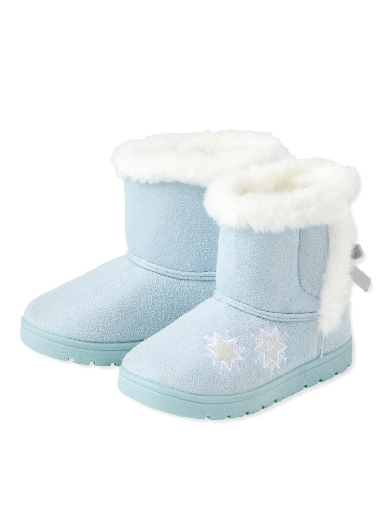 SLAP SLIP キラキラモチーフアップリケ後ろリボン付きムートンブーツ(14~18cm) ベベ オンライン ストア シューズ・靴 ブーツ ピンクのサムネイル