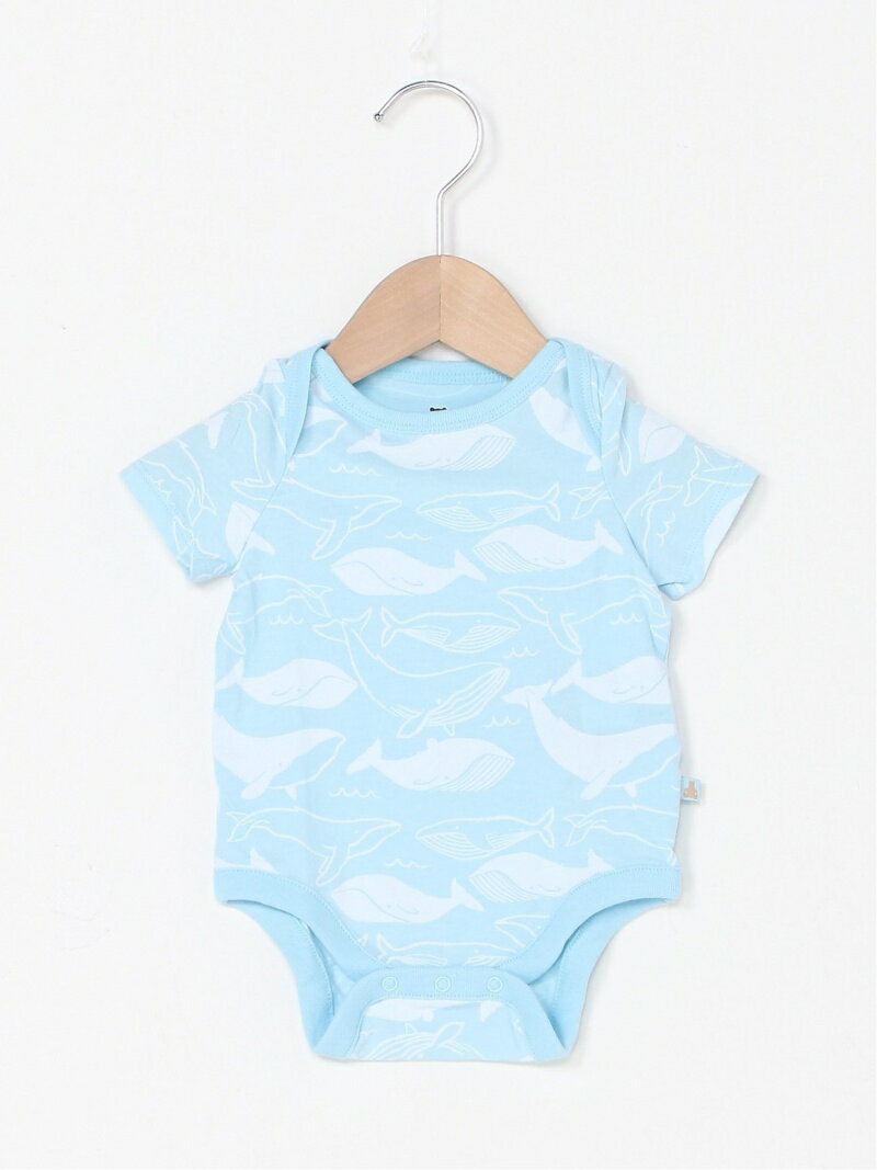 【SALE／30%OFF】GAP プリントボディシャツ (ベビー) ギャップ マタニティウェア・ベビー用品 ロンパース・カバーオール ブルー【RBA_E】のサムネイル
