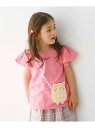 【SALE/30%OFF】any FAM KIDS 【WEB限定/すみっコぐらし】ポシェットTシャツ エニィファム トップス カットソー・Tシャツ パープル ホ...