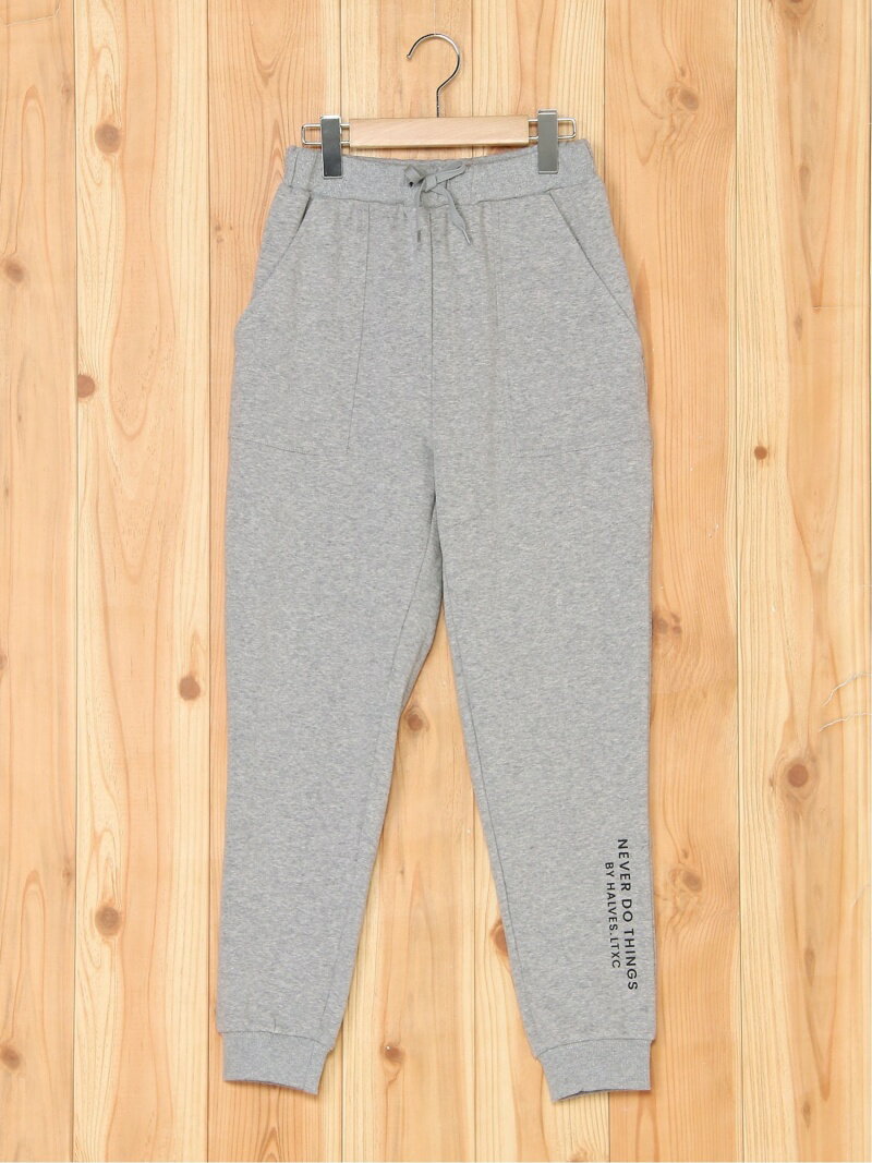 【SALE／50%OFF】Lovetoxic 裏シャギージョガーPT ナルミヤオンライン パンツ その他のパンツ グレー ブラック【RBA_E】のサムネイル