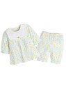 【SALE/50%OFF】moimoln 【ルームウェア】セリン7分袖トップス&パンツ モイモルン インナー・ルームウェア その他のインナー・ルームウェア イエロー【RBA_E】