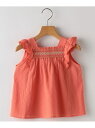 【SALE/40%OFF】SHIPS KIDS SHIPS KIDS:140~150cm / スモッキング フリル ブラウス シップス トップス シャツ・ブラウ...