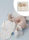 gelato pique 【ラッピング済み】【BABY】ベアブランケット&ぬいぐるみ&ボディースーツ&スタイ4点セット ギフトBOX ジェラートピケ マタニティ...