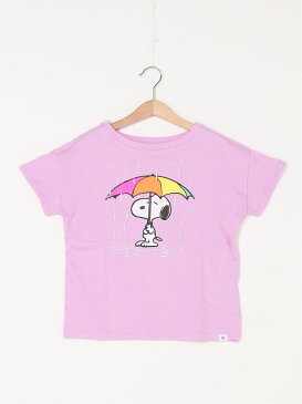 GAP Snoopy グラフィックTシャツ ギャップ カットソー キッズカットソー ピンク