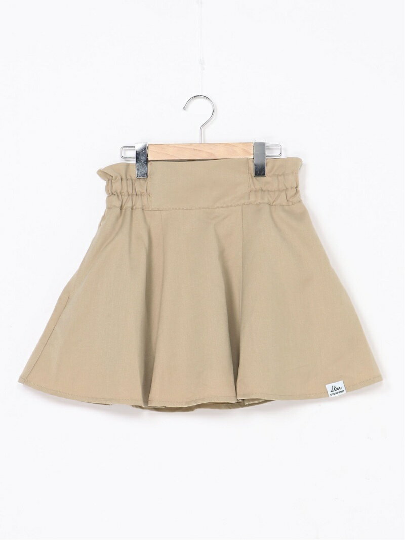 【SALE／50%OFF】Lovetoxic バックレースUPフレアスカパン ナルミヤオンライン パンツ その他のパンツ ベージュ ブラック【RBA_E】のサムネイル
