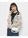【SALE/30%OFF】PINK-latte 【推し活にも】チェーン付きビニールショルダー ピンク ラテ バッグ ショルダーバッグ パープル ブラック ホワイ...