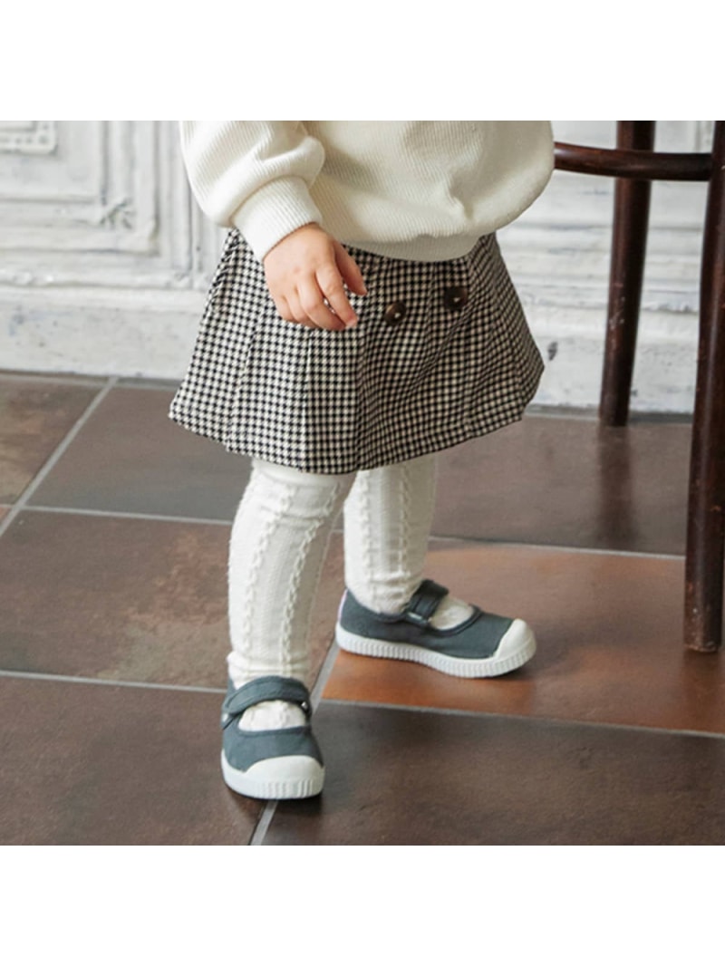 branshes 前ボタン起毛プリーツスカート ブランシェス スカート その他のスカート ブラウン