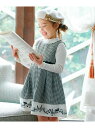 【SALE/30%OFF】any FAM KIDS モノトーン音符ジャンパースカート エニィ ワンピース・ドレス ジャンパースカート ブラック【RBA_E】【送料無料】