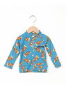 OCEAN&GROUND OCEAN&GROUND/(K)BOY'SソウガラZIPラッシュガード オーシャンアンドグラウンド 水着・スイムグッズ ラッシュガード...