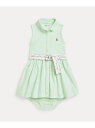 POLO RALPH LAUREN (ベビー)ストライプド ニット オックスフォード シャツドレス & ブルマー ラルフローレン マタニティウェア・ベビー用品 ...