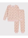 【SALE/10%OFF】PETIT BATEAU ベロア長袖パジャマ プチバトー インナー・ルームウェア パジャマ【RBA_E】【送料無料】