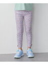 【SALE/30%OFF】any FAM KIDS 総柄プリントレギンス エニィファム 靴下・レッグウェア レギンス・スパッツ パープル ネイビー【RBA_E】