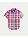 POLO RALPH LAUREN (ボーイズ 2才~7才)コットン マドラス ショートスリーブ シャツ ラルフローレン トップス シャツ・ブラウス【送料無料】