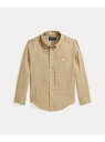 POLO RALPH LAUREN (ボーイズ 2才~7才)リネン シャツ ラルフローレン トップス シャツ・ブラウス ブラウン【送料無料】
