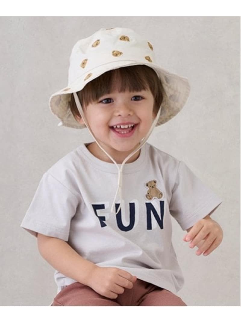 【SALE／11%OFF】petit main 【プティプラ】BOYS半袖Tシャツ ナルミヤオンライン トップス カットソー・Tシャツ グレー ネイビー ホワイト ブラウン【RBA_E】のサムネイル