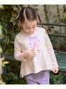 【SALE/30%OFF】any FAM KIDS トゥシューズバックシャン長袖Tシャツ エニィファム トップス カットソー・Tシャツ パープル グリーン ベージュ【RBA_E】