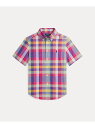 POLO RALPH LAUREN (ボーイズ 8才~20才)コットン マドラス ショートスリーブ シャツ ラルフローレン トップス シャツ・ブラウス【送料無料...
